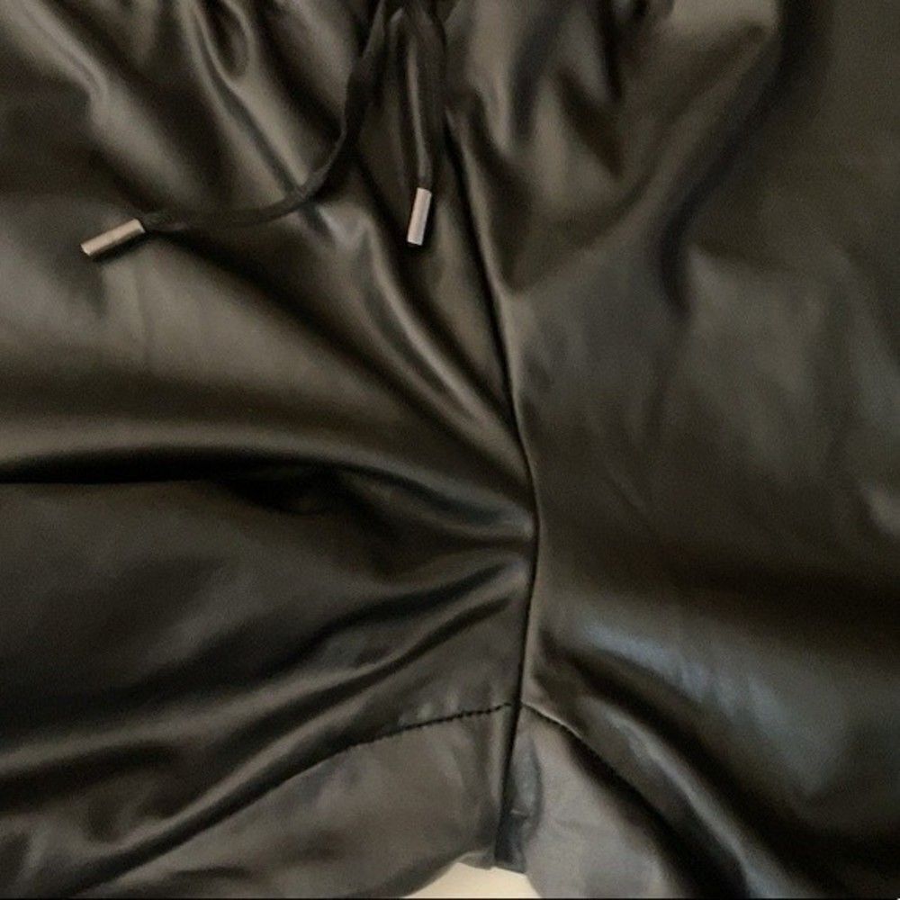 2 for $30 BADGLEY MISCHKA STUDIO Leather Jogger Pants - Picture 5 of 10